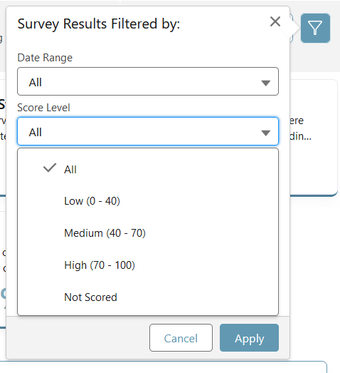 How do the participants get to the survey?