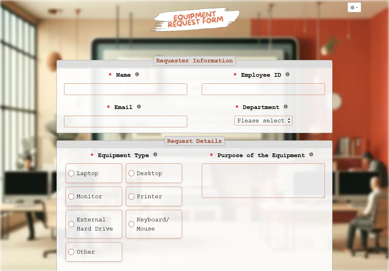 Equipment-Request