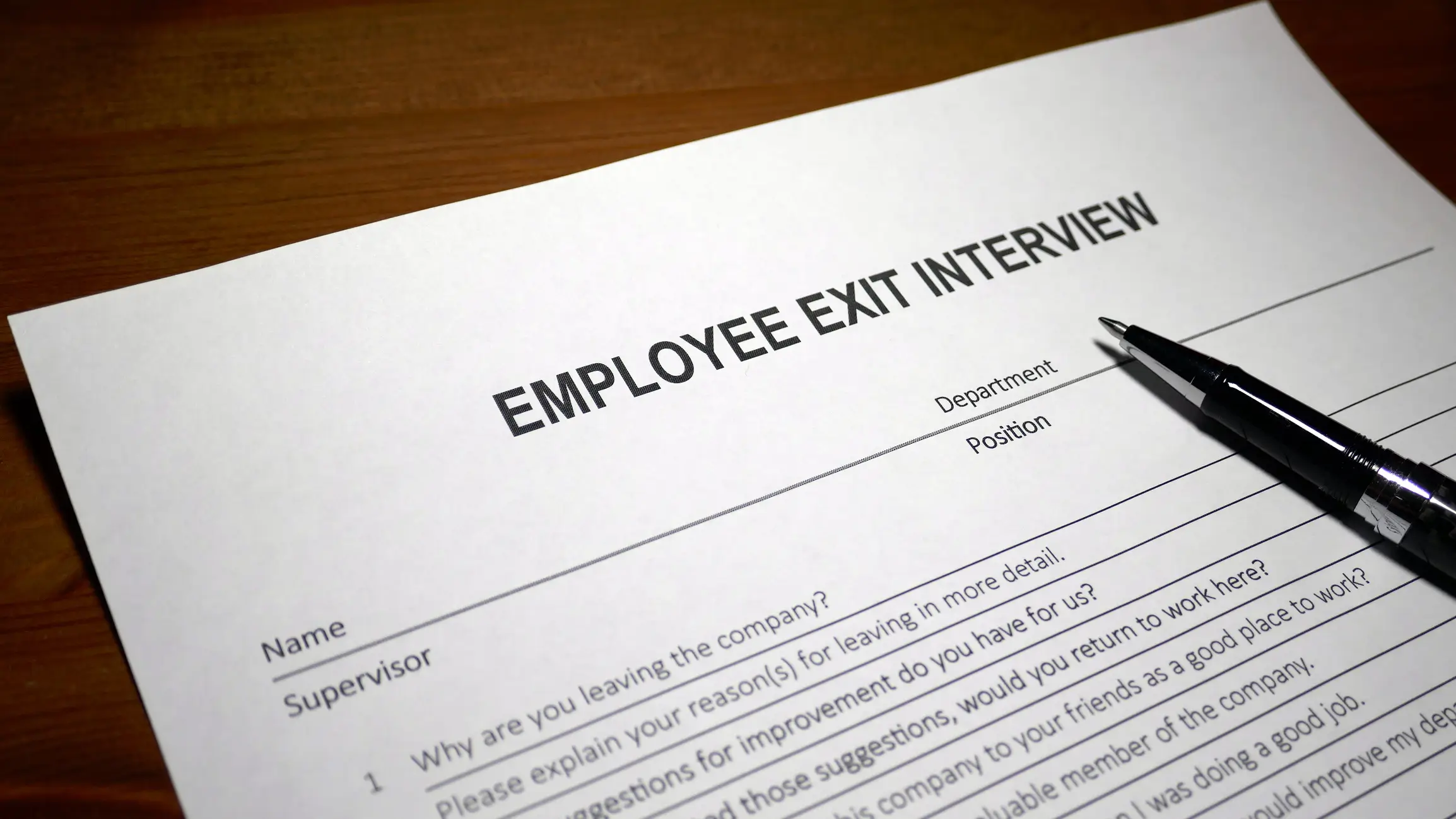 Anonymous Employee Exit Surveys