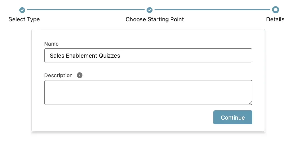 Sales Enablement Quizzes