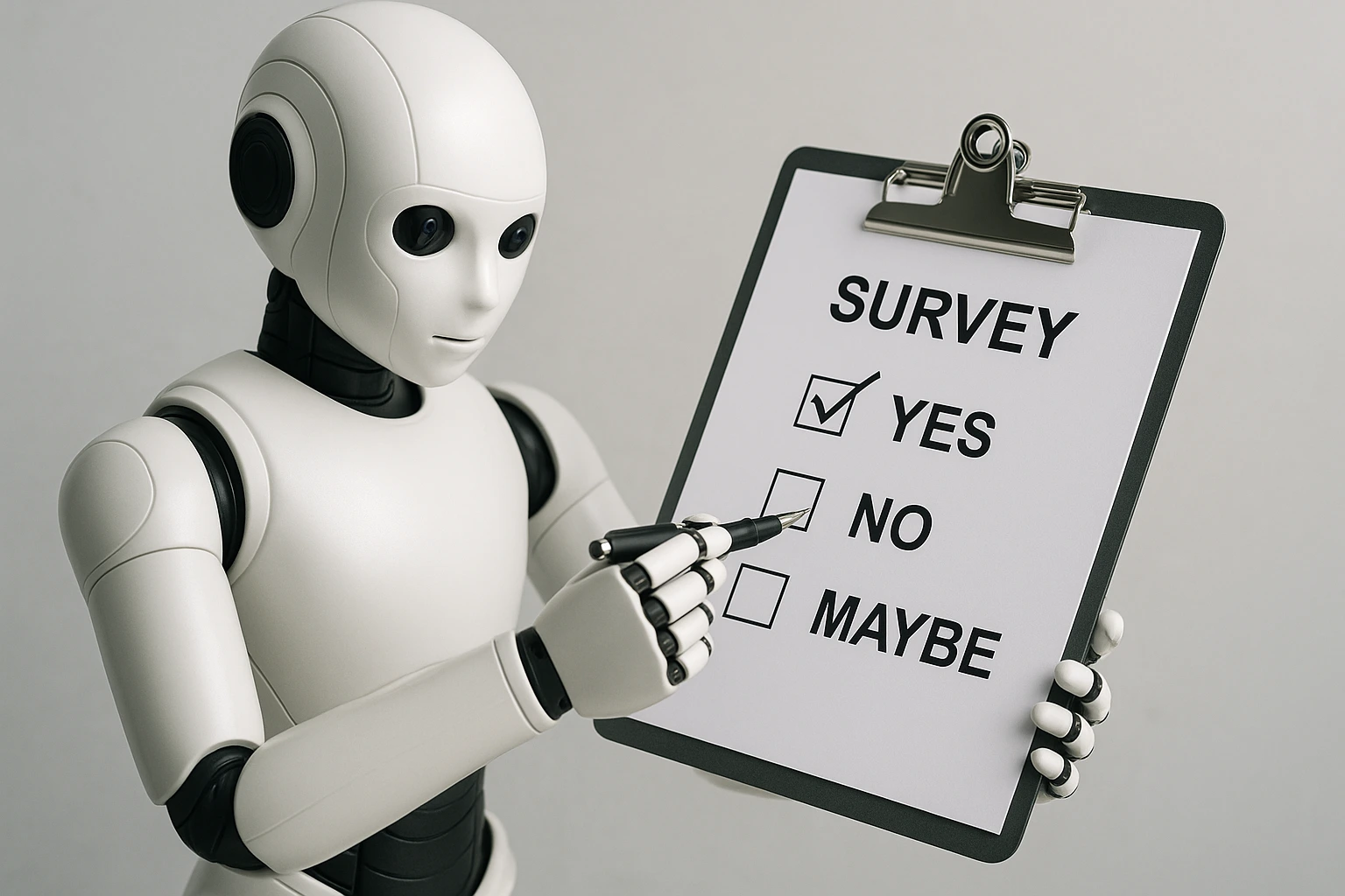robot survey taker