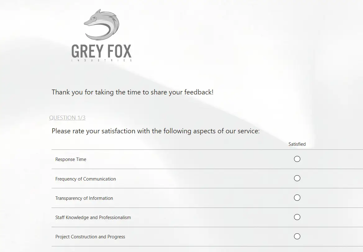 Customer Satisfaction