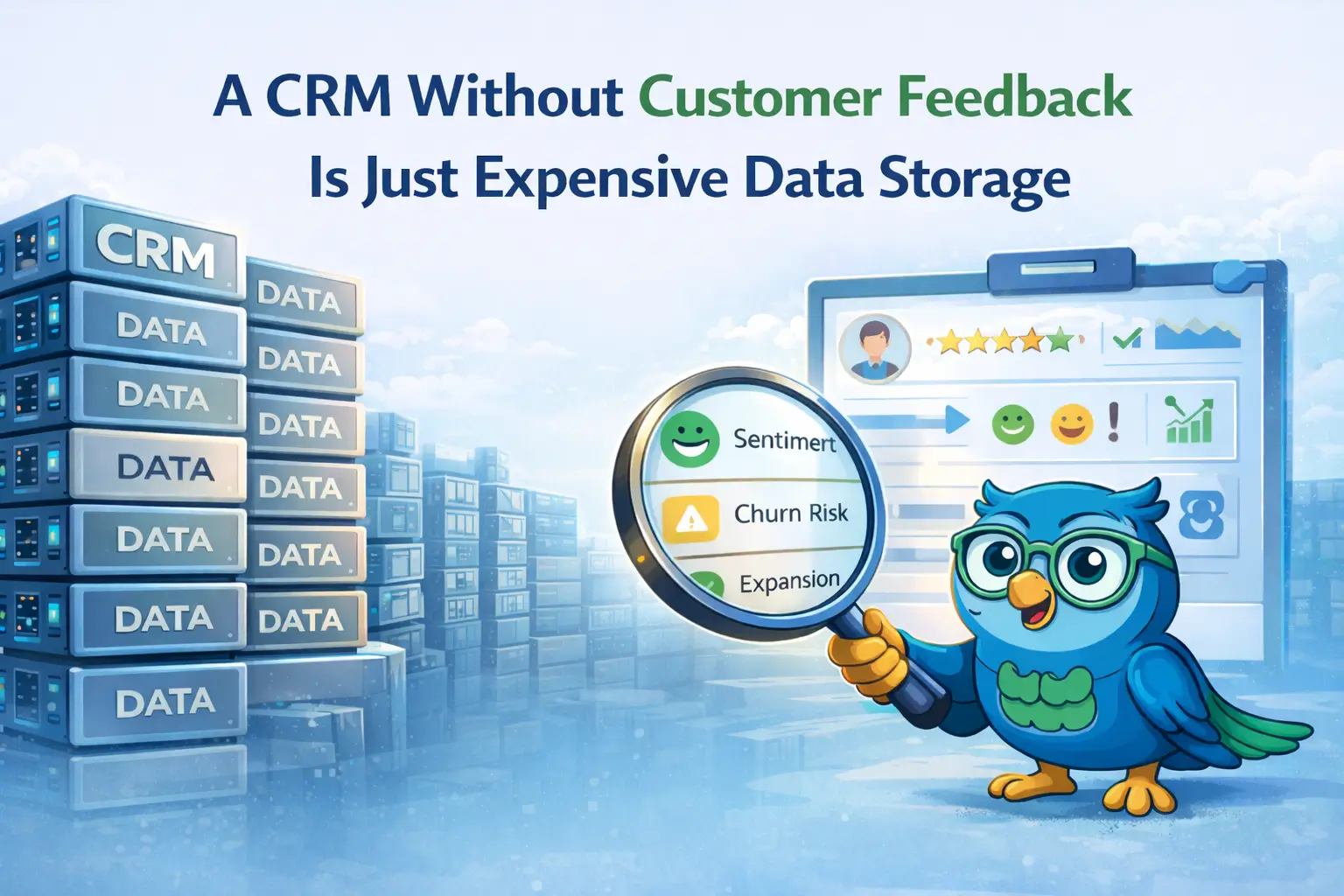 Your CRM Is Just Expensive Data Storage Without Customer Feedback