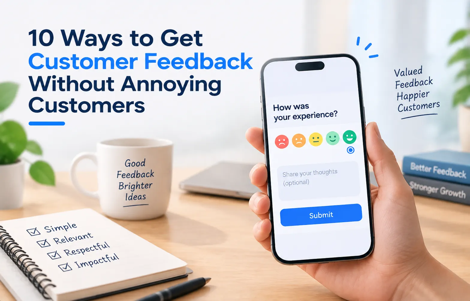 10 Ways to Get Customer Feedback Without Annoying Customers